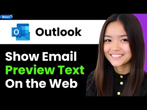 How To Show Email Preview Text in Outlook on the Web 2026 (Step By Step)