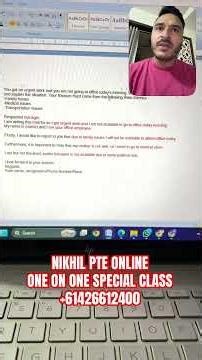 PTE CORE 2026 WRITE AN EMAIL TEMPLATE AND MARKS DISTRIBUTION #nikhilpte
