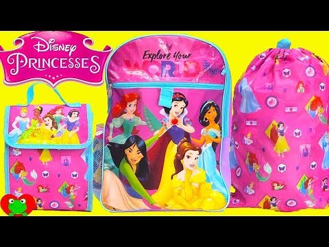 Princesses Go Back to School Backpack Surprises