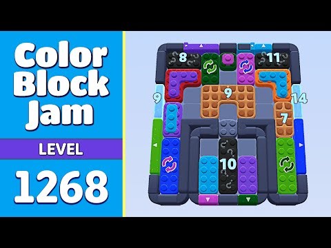 Color Block Jam Level 1268 (1269) | Every Puzzle Solved! 🎯