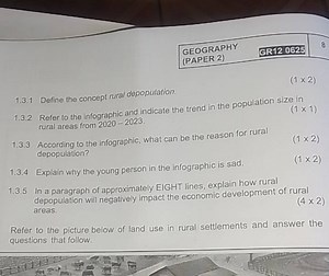 1. Define the concept of rural depopulation.2. Refer to the in... | Filo