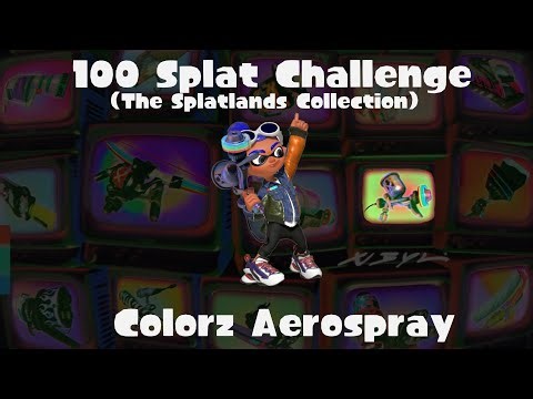 100 Splat Challenge Colorz Aerospray