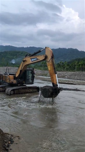 POV: You're Operating a Massive SANY Excavator!