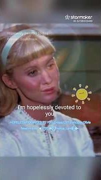HOPELESSLY DEVOTED TO YOU Grease OST (Lyrics) by Olivia Newton John #80smusic #lovesong #singing