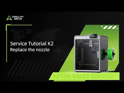 Service Tutorial K2 Replace the nozzle