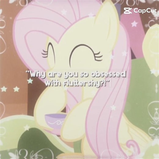 fluttershy is cool! #edit #mlp #silly #capcutmusic #cute #aesthetic #fluttershy #bored