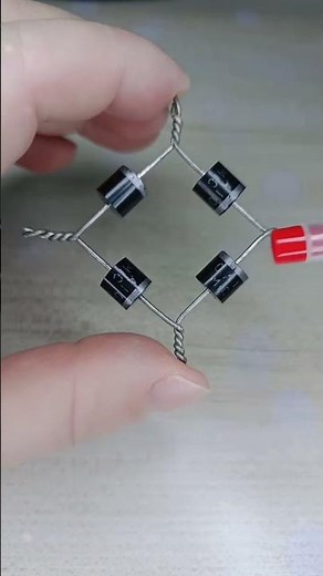 Rectifier Bridge कैसे काम करता है? 1 मिनट में सीखो ⚡️|| #bridge rectifier #shorts #shortvideo