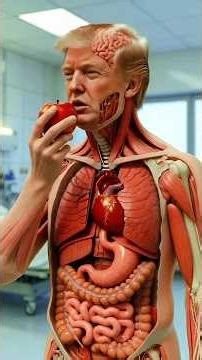 Apple Eating Inside the Human Body