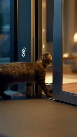 A smart cat will go home by itself. #cat #funny #cute