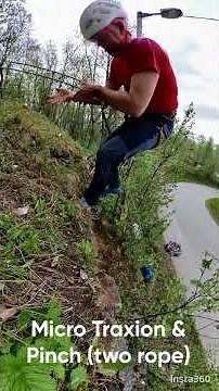 Top rope solo with Edelrid Pinch & Micro Traxion on small «wall»