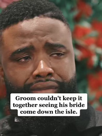 Emotional Groom Reaction to Bride Walking Down the Aisle