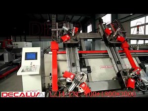 CNC Aluminum Window Corner Crimping Machine