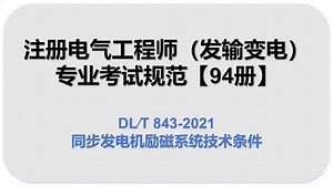 DL∕T 843-2021 同步发电机励磁系统技术条件
