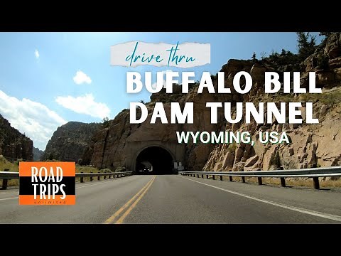 Shoshone Canyon / Buffalo Bill Dam Tunnel GoPro Drive-Through 4K