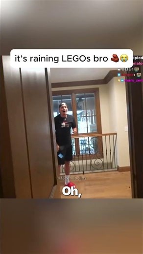 When the sky starts dropping legos 🧱😭 #stableronaldo #marlon3lg #rakai #lego