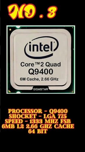 TOP 5 GAMING PROCESSOR LGA 775 SHOCKET