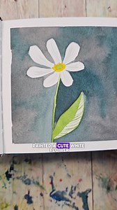 Lacey Walker on Instagram: "White or light colored flowers can be tricky to paint. This isn't the only way to do it, but it is a fun way to achieve it! In this video I used my mini watercolor journal, size 3 quill brush, and Unicorn Food Crave Palette all available on my website!"