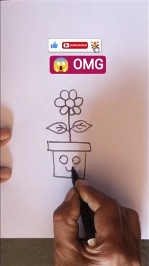 Wait… This Flower Pot Has a Face?! 😲🌸