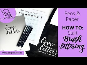 How to Start Brush Lettering