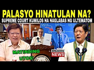 GOODNEWS! FINISH NA KORTE KUMELOS NA MAY MATINDING UTOS PALASYO BINEGYAN NG ULTEMATOM FPRRD UUWI NA?