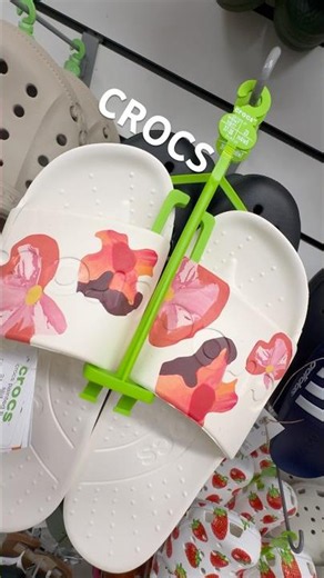 CROCS SLIDES & STRAWBERRY CLOGS & MORE SUMMER SHOES #crocs #crocs #crocsoriginal