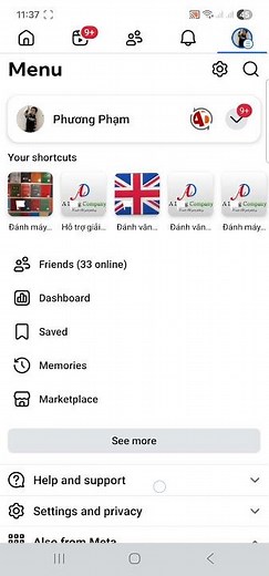 How to sign out of Facebook app #viral #shorts #smartphone