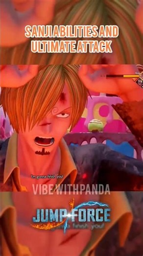 Sanji Goes FULL POWER in Jump Force 🔥 Ultimate Diable Jambe Combo! #shorts