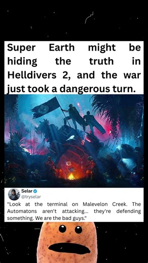 HELLDIVERS 2 EXPOSES SUPER EARTH #SuperEarthLies