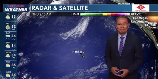 Hawaii News Now Sunrise Weather Report - Thursday, May 9, 2024