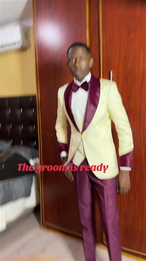 The Groom is Ready for the UL Campus Wedding