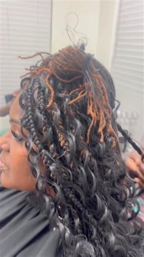 Family Hair Braiding on Instagram: "✨ Braids Over Sister Locs? We Got You. ✨ Yes, we do box braids, knotless, boho, twists — right over your beautiful sister locs 🙌🏾 Whether you’re protecting your locs, switching up your style, or just want something new — we’ll blend, part, and slay every time 💇🏾‍♀️🔥 📍Located in Houston, TX 📲 Walk-ins welcome or text (832)-909-8382 to book 💰 No deposit required 🎨 Color blends? On point. 💁🏾‍♀️ Short, medium, or waist length — we do it all . . . . . . 