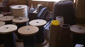 Large Small Wooden Spools Thread Weaving Stock Footage Video (100% Royalty-free) 3924220919 | Shutterstock