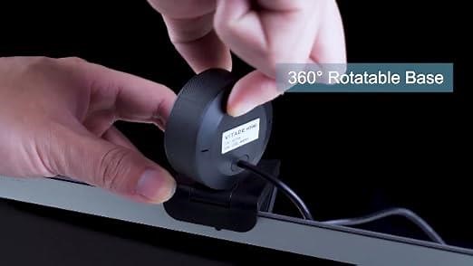 1080P Webcam with Light for Streaming