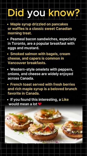 Iconic Canadian Breakfasts and Brunches