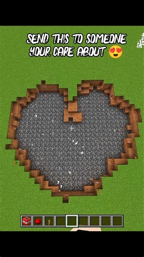 TNT + Minecraft = Perfect Heart ❤️💥 #minecraft #minecraftindia #shorts