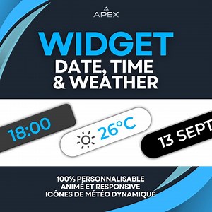 Animated Twitch Date Time Weather Widget | Youtube Tiktok Streamer Overlay | Customizable Stream Tool - Etsy