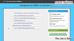 Article Spinner Free Download (Download Now)
