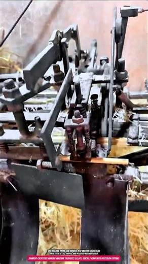 Bamboo Chopstick Making Machine Produces 20,000 Sticks/Hour with Precision Cutting