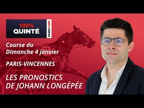 Pronostics Quinté PMU - 100% Quinté du Dimanche 4 janvier à Paris-Vincennes