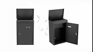 3" Black Magnetic Address Numbers for Houses, #9