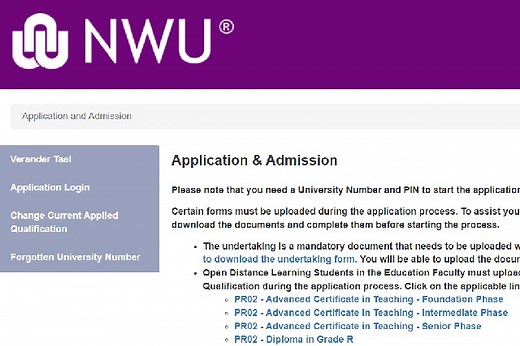 How to Apply for NWU Online Application 2025/2026 - Explore the Best of South Africa