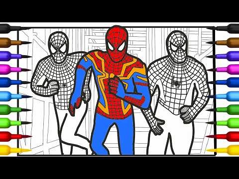Superheroes Big Coloring Compilation | Avengers Characters Coloring Book