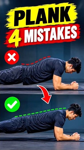STOP Doing Plank Like This! 🚨 You’re Doing It WRONG! #Shorts