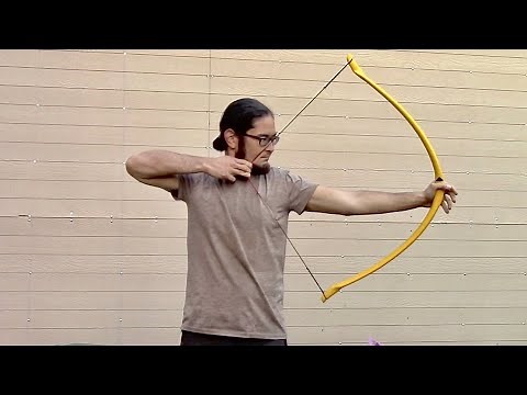 Making a 50 Pound Egyptian Style PVC Pipe Bow