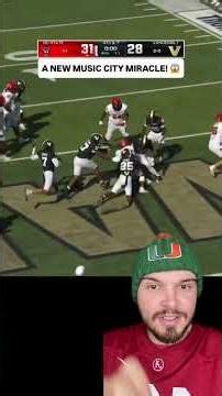 UNBELIEVABLE MIRACLE BY VANDERBILT TO BEAT NC STATE! #ncaa #cfb #collegefootball #trending