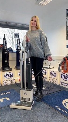 Olga Demonstrates the Sebo BS360 Commercial Vacuum Cleaner
