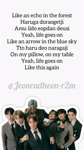 “Life Goes On – Lyrics | BTS” 🌱#LifeGoesOn#BTS#BTSLyrics#Bangtan#LyricsVideo #btsworld #kpopshorts