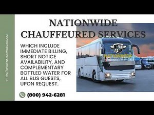 Charter Bus Rental Near Me Is Perfect for Small and Large Groups @NationwideChauffeuredServices
