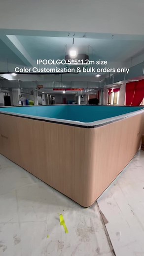 Colorful Inflatable Swimming Pool for Underground Installation