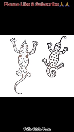 Lizard Drawing #lizard #ytshorts #ytshortsindia #youtubeshort
